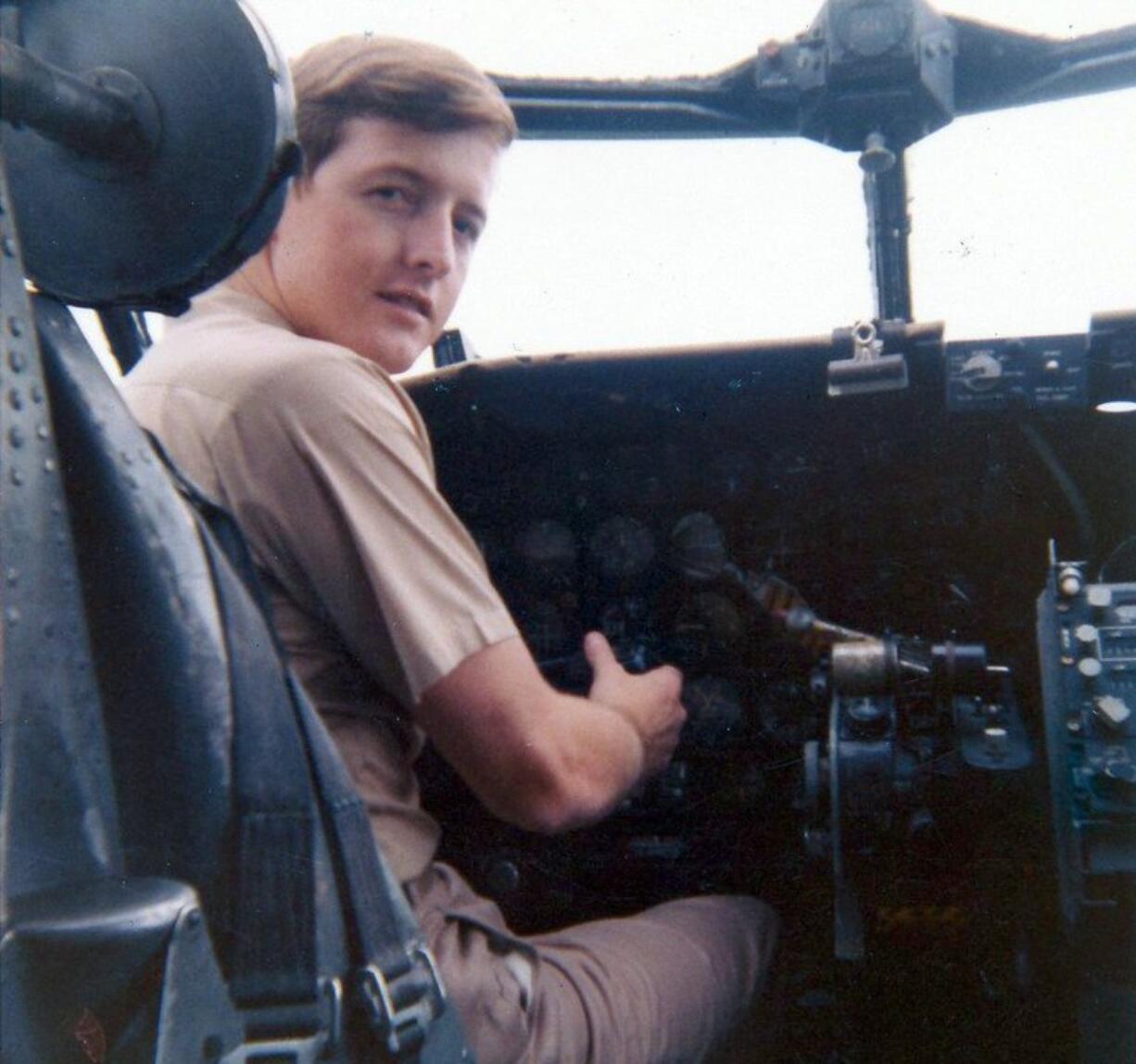 Kenneth Stinchfield -- at the controls while in the Navy, but he wasn't a true Blue Angel.