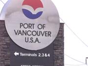 An entrance to the Port of Vancouver.
