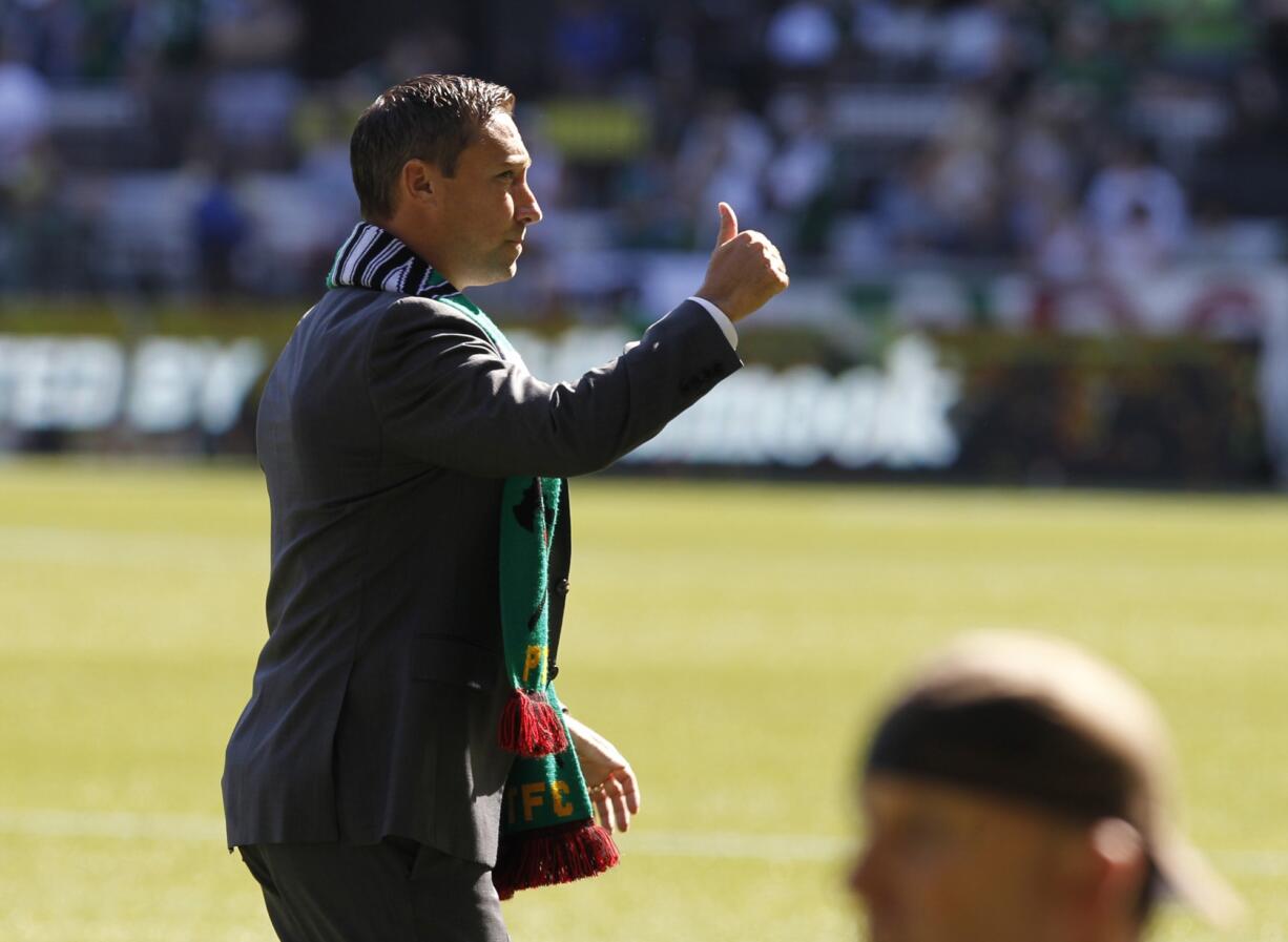 Portland Timbers head coach Caleb Porter.