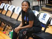 Clark captain Shantell Jackson has to endure the rest of the season in a knee brace from the bench after suffering a torn ACL and meniscus in the third game of the season.