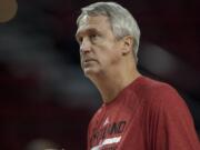 Portland Trail Blazers assistant coach Kim Hughes in action at the Moda Center in Portland Wednesday January 14, 2015.