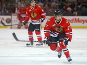 Portland Winterhawks right winger Oliver Bjorkstrand (27) was named as the WHL Western Conference Player of the Year on Thursday.