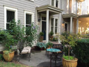 Robb Rosser
My comparatively small patio at Officers Row is a pleasant space and easy to maintain.