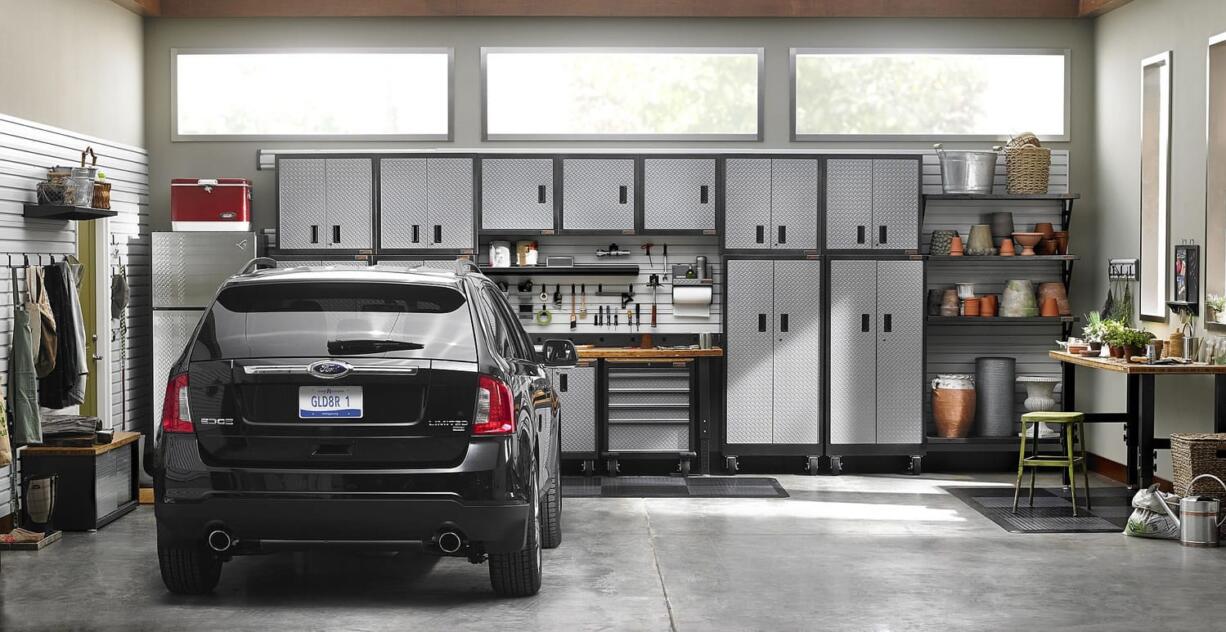 Garage organization is easy with the right storage solutions.