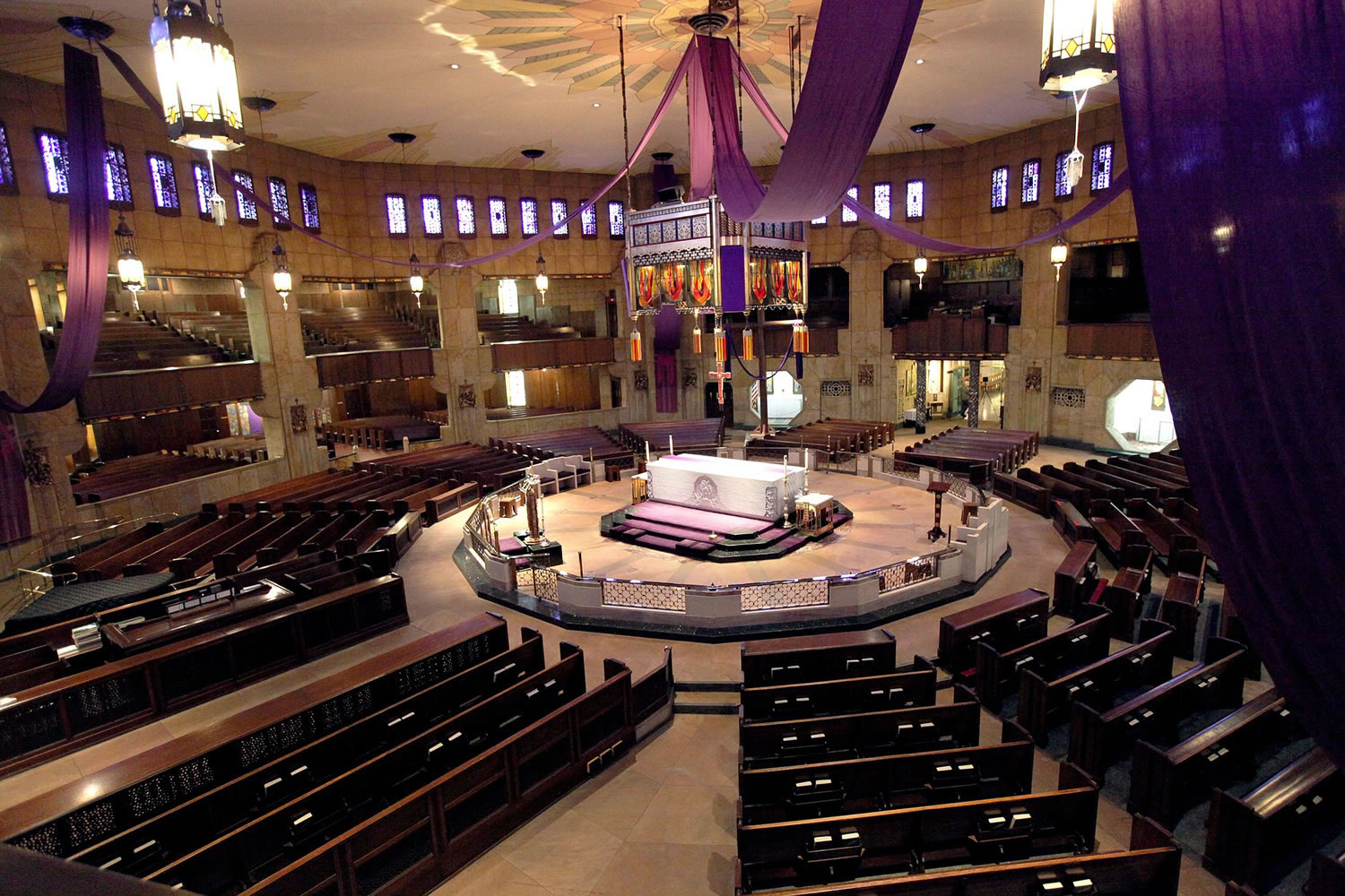 The National Shrine of the Little Flower Roman Catholic Church in Royal Oak, Mich.