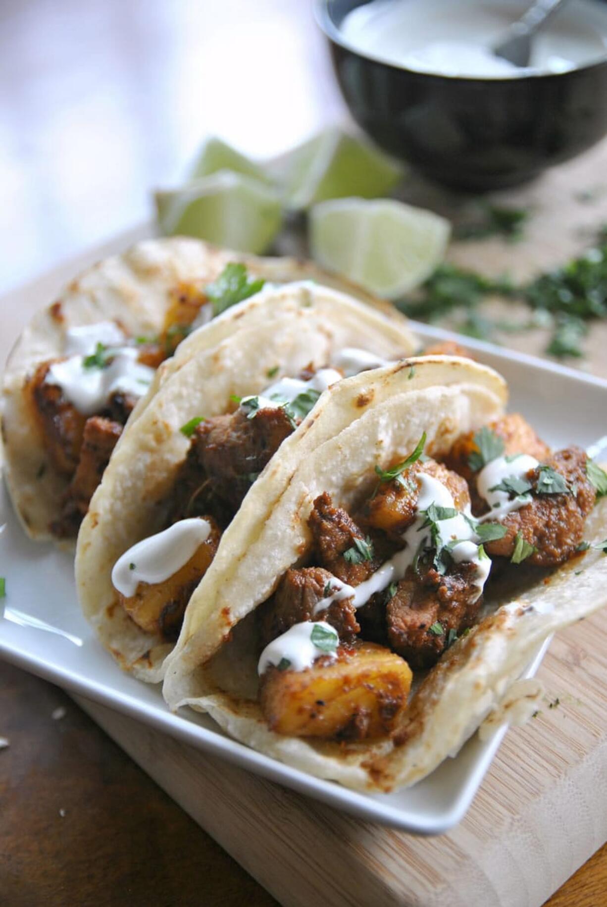 Tacos al Pastor.