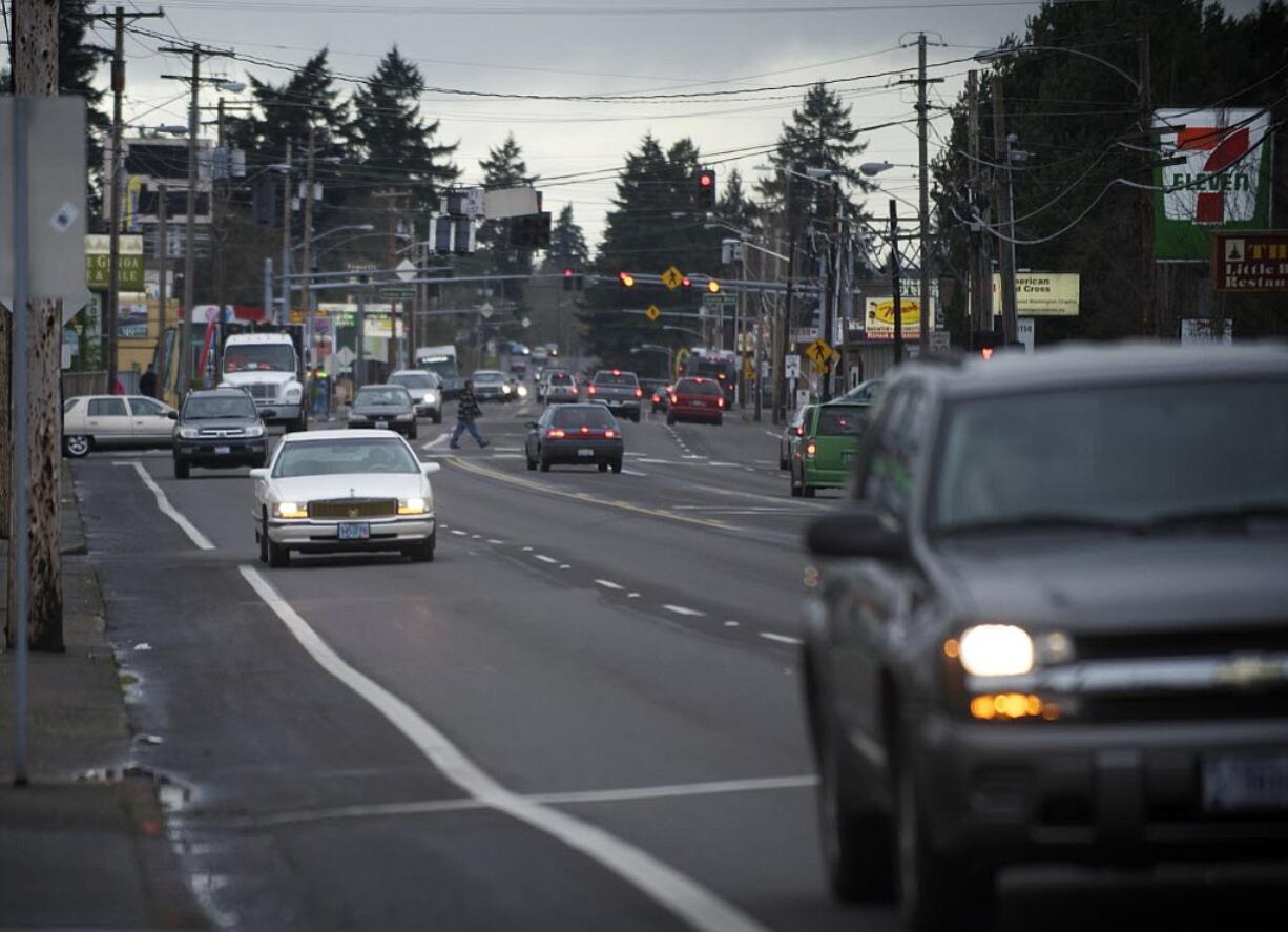 This area of East Fourth Plain Boulevard known as the International District was recently studied by Portland State University architecture students.