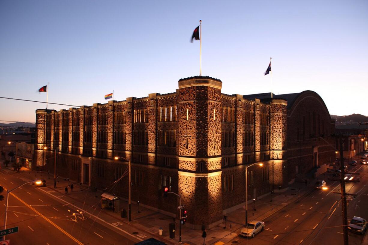 The 200,000-square-foot San Francisco Armory building's history has been varied and, as of late, rather colorful.