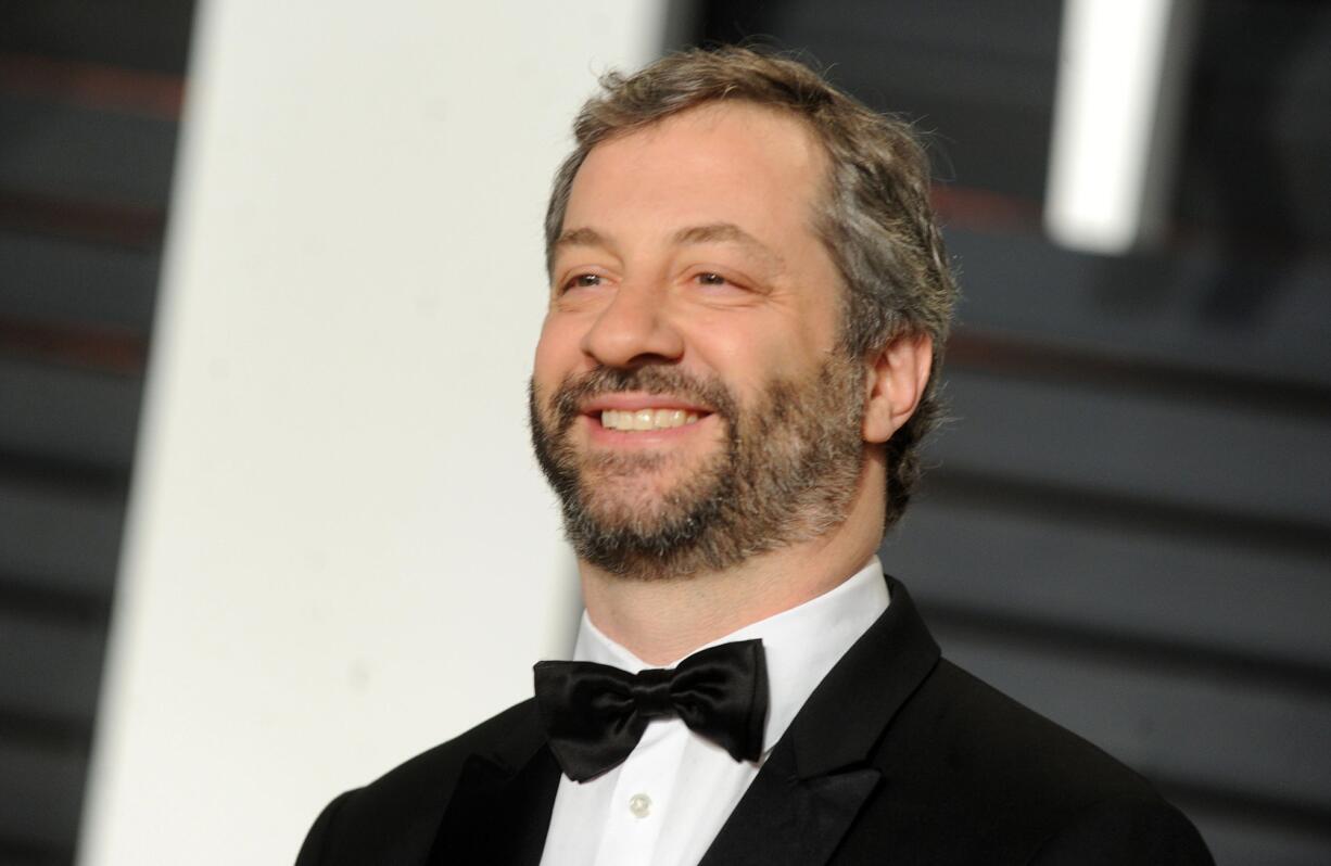 Judd Apatow attends the Vanity Fair Oscar Party at Wallis Annenberg Center for the Performing Arts on Feb.