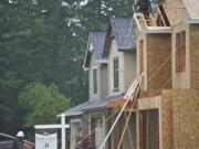 This photograph, taken in May 2013, shows homes under construction in Ridgefield's Pioneer Canyon neighborhood. Population figures released Monday show Ridgefield was the second-fastest-growing city statewide from April 2013 to April 2014, with a growth rate of 8.8 percent.