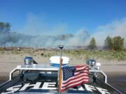 The Clark County Sheriff's Office marine patrol responded to a fire on Cottonwood Island, between Longview and Kalama.