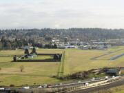 The Fort Vancouver National Historic Site and Pearson Air Museum, as well as the runways at Pearson Field.