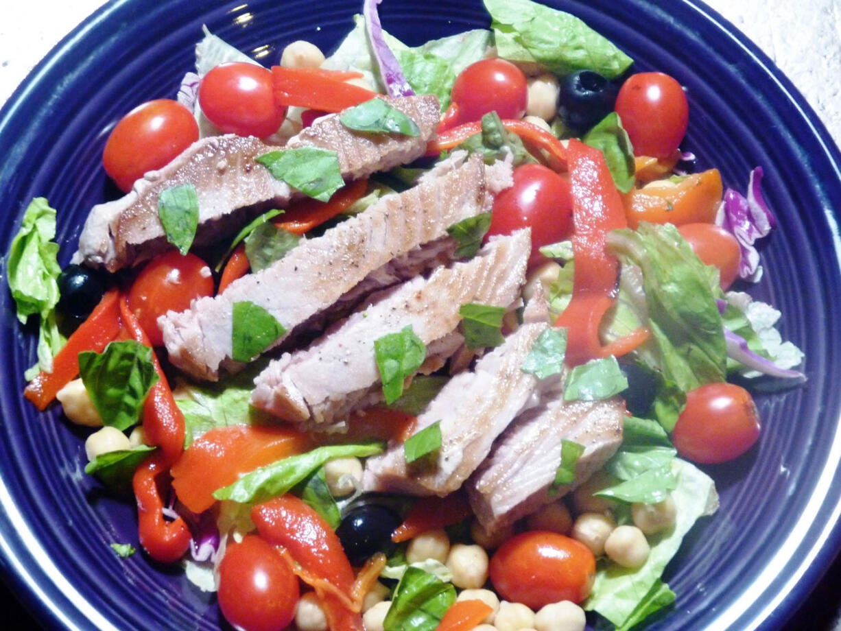 Miami Herald
Seared fresh tuna adds a nice pop to a summer salad.