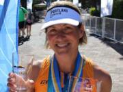 Lisa Wourms, 45, of Camas won the Tri Northwest masters championship and finished first in her age division at the Pacific Crest Long Course Triathlon in June at Sunriver, Ore.