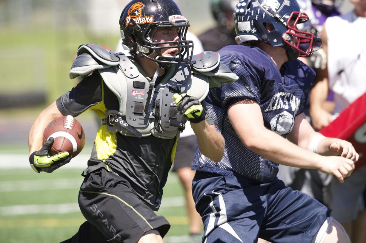 Running back Bobby Jacobs of Washougal rushed for more than 1,300 yards for the Panthers in his senior season.