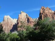 Court of the Patriarchs at Zion National Park, Utah.