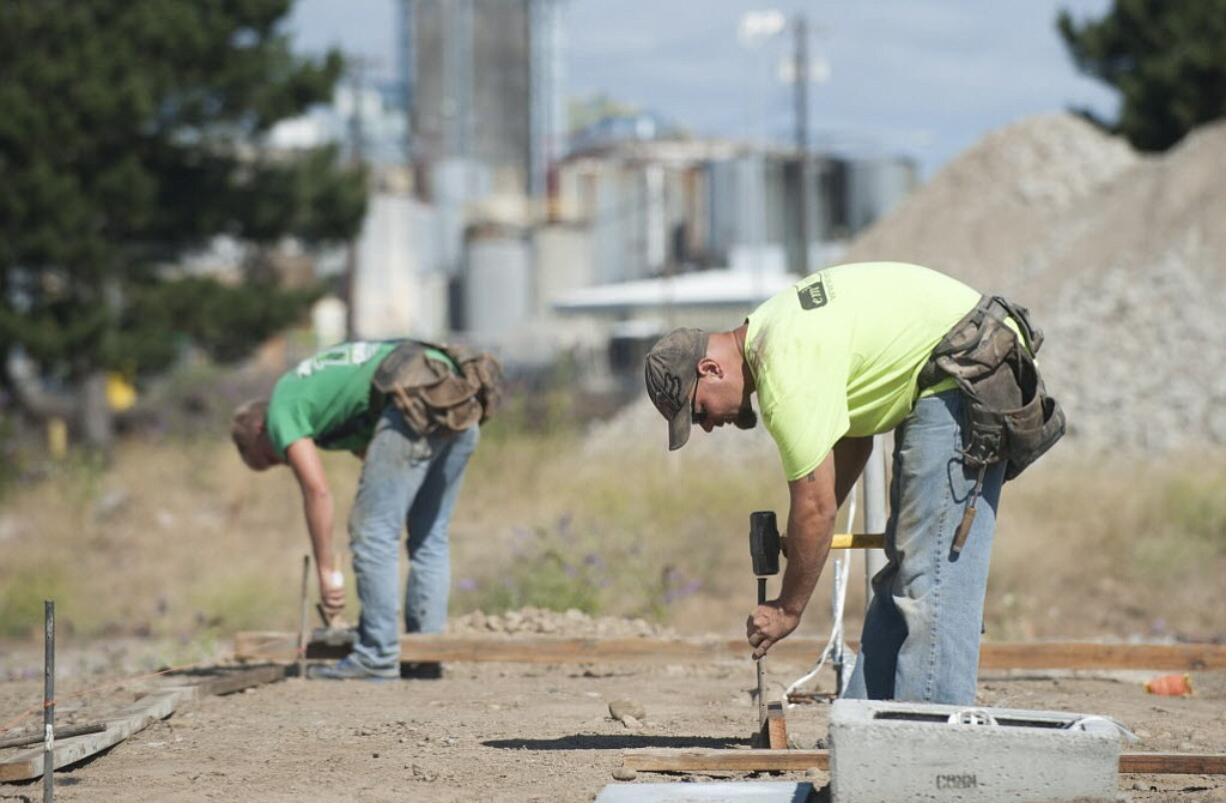 Construction in  Clark County added 300 jobs in July, though it was not in the top industries for job creation in the last 12 months.