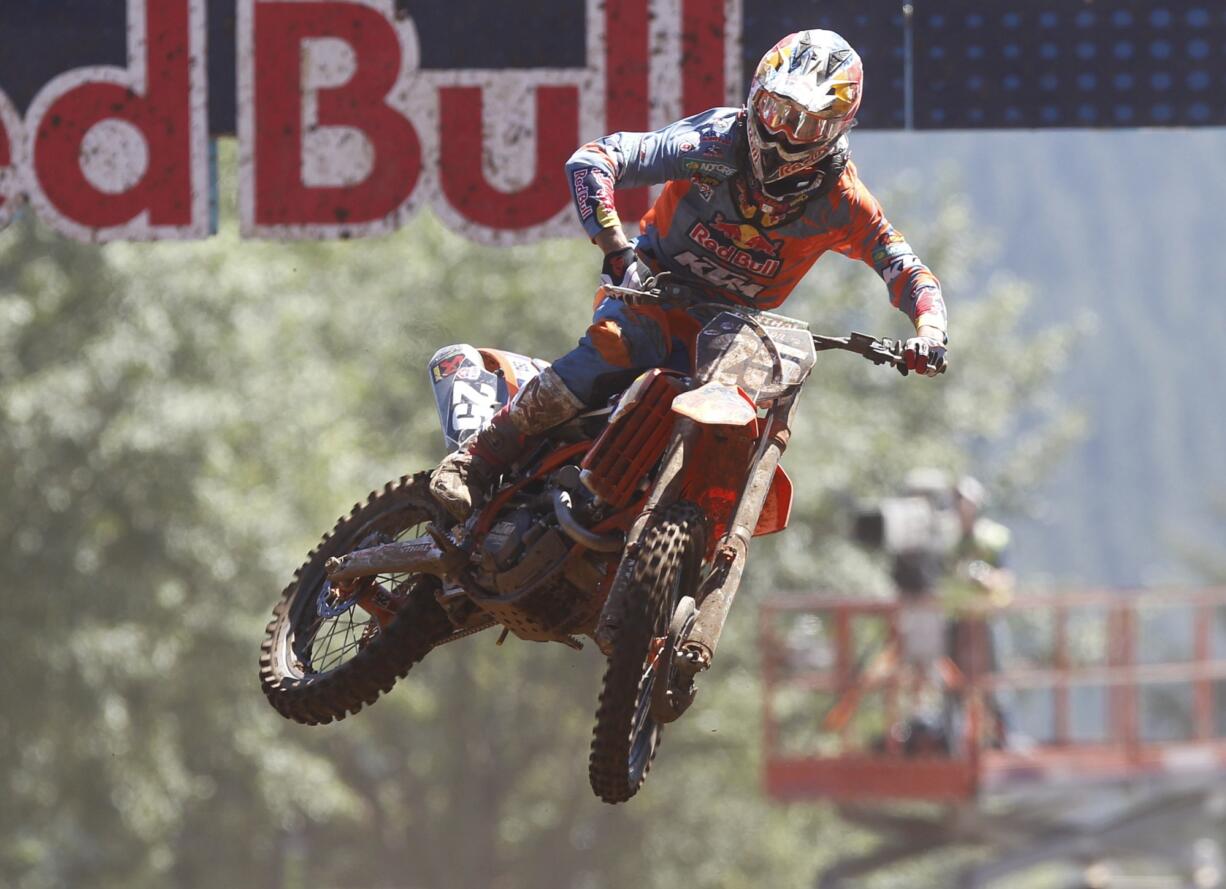 Marvin Musquin in 250MX at the Washougal MX National.