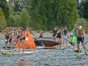 Stand up paddleboarders from around the world will return to Washougal for the second Salmon Classic Sunday, Aug. 30, in the Columbia River off Cottonwood Beach at Capt.