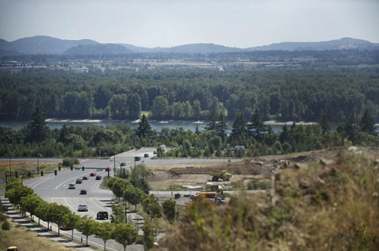 Clark County Commissioner David Madore is championing a plan to build a bridge from Southeast 192nd Avenue in Vancouver to Northeast Airport Way in Portland.