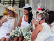 Dinner in White brings together people from Camas and Washougal, as well as other locales in Southwest Washington, who dress casually to fashionably all in white. This year's event is moving from downtown Camas to Marina Park along the Columbia River in Washougal.