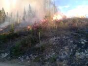 A wildfire was reported on Monday, approximately 7.5 miles past Dougan Falls in west Skamania County. As of Wednesday, it had burned 60 acres and is 20 percent contained.