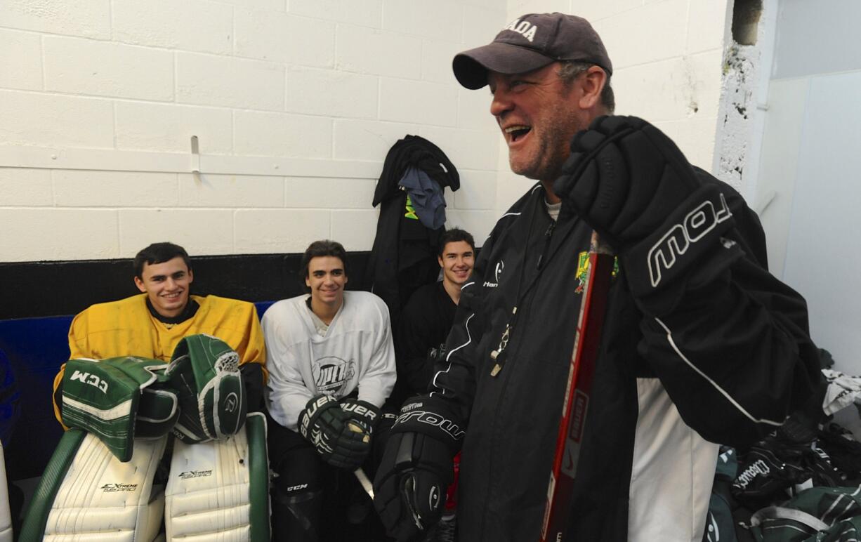 Vancouver Vipers coach Jim Dobson