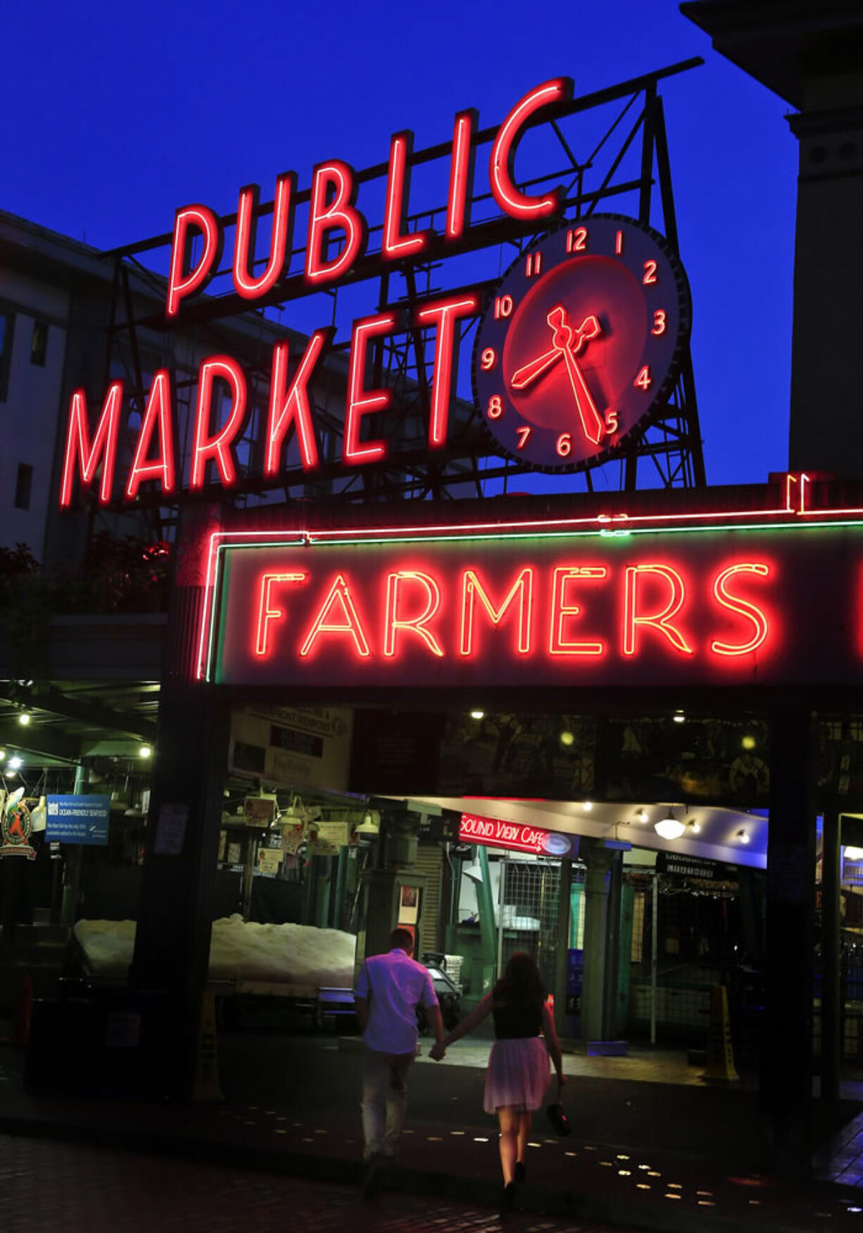 Pike Place Market is the hub of Seattle, where fresh, local produce, seafood, specialty foods and crafts are bought and sold.