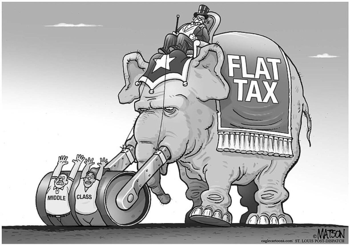 Effect of flat tax