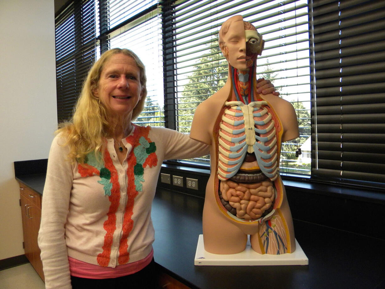 Susie Ridgway uses the skinless &quot;Skynyrd&quot; to teach about the muscular system in her Henrietta Lacks Health and Bioscience High School classroom. She spent a week at the Centers for Disease Control and Prevention in Atlanta learning about epidemiology and public health.