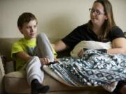 Ericka Gorremans and her son Clayton Andison, 11, are both recovering physically and emotionally from a Feb.