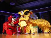 Photos by Steve Dipaola for The Columbian
The Lion Dance kicks off the annual Vietnamese Lunar New Year celebration at Eleanor Roosevelt Elementary School on Saturday.