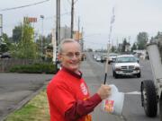 Rich Irvine volunteered in Salmon Creek as part of the Rotary Club of Greater Clark County. He was critically injured in a crash on Dec.