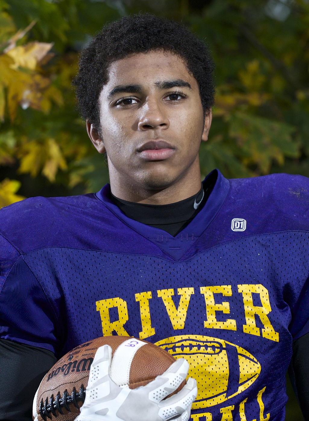 Columbia River wide receiver Nathan Hawthorne.