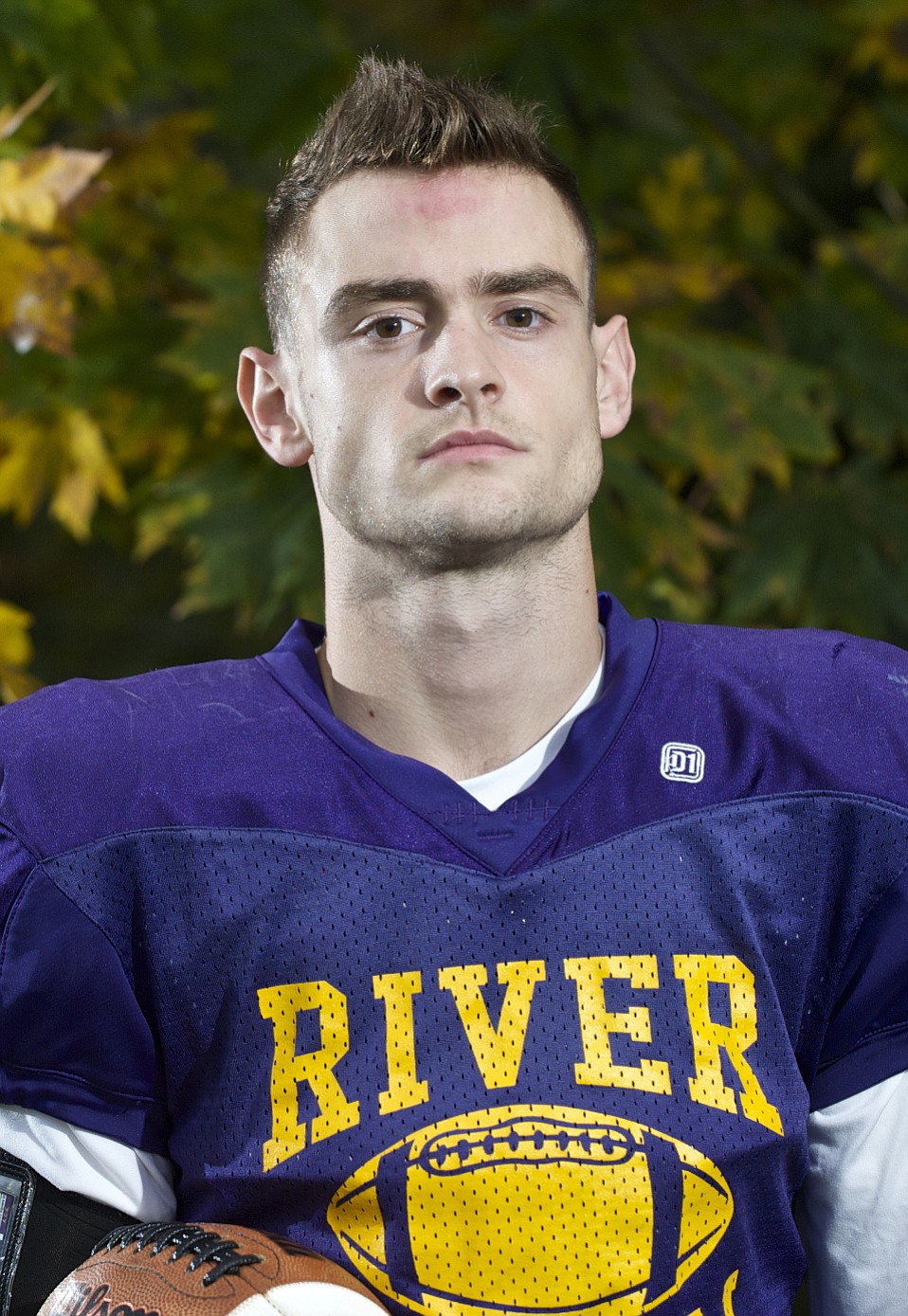 Columbia River wide receiver Holden Fielding.