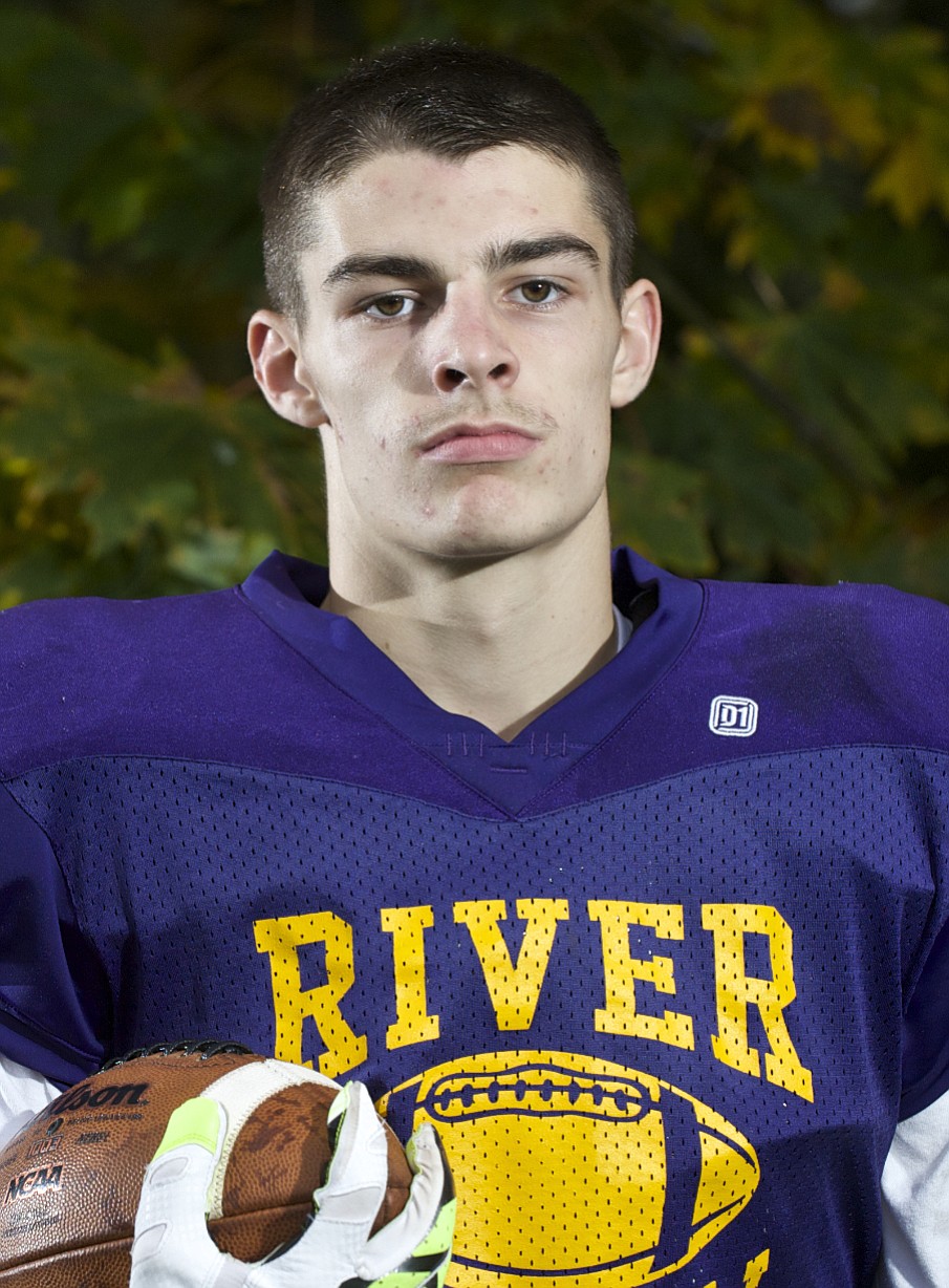 Columbia River wide receiver Jacob Bystry.