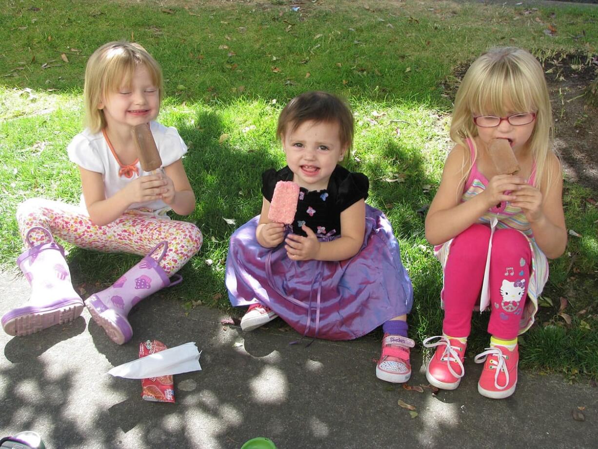 Esther Short: Ice cream treats made for happy faces at the Open House Ministries block party.