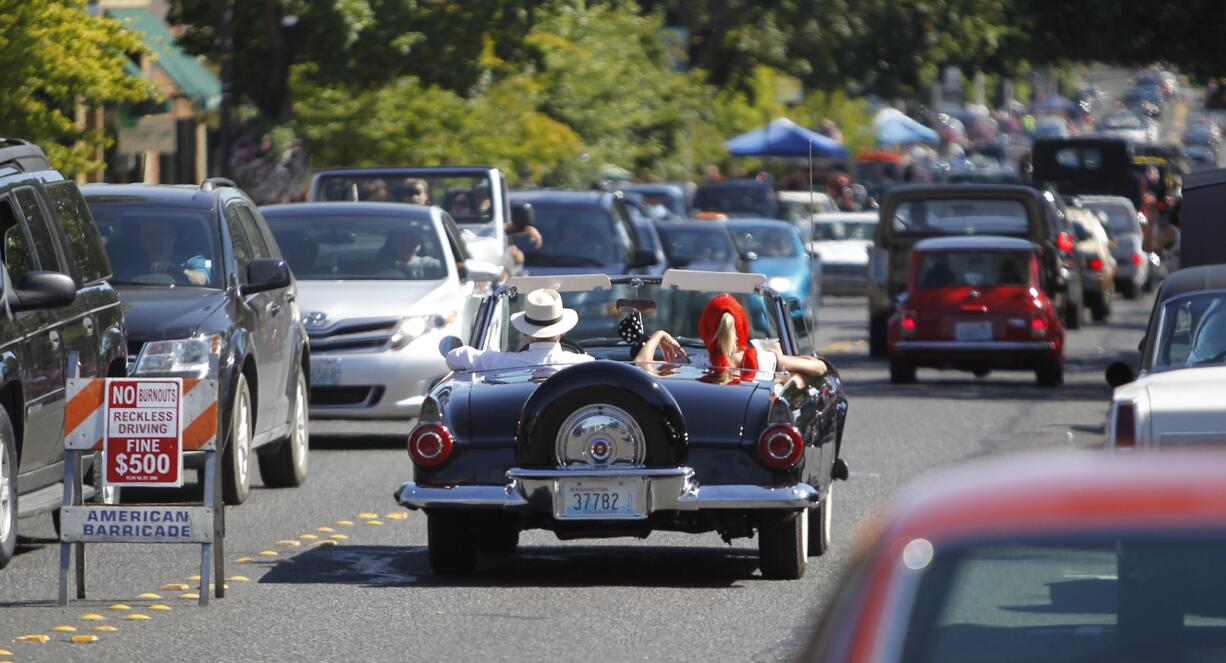 Photos by Steve Dipaola for the Columbian
The annual Cruisin' the Gut event attracts motorheads of all kinds to roll from downtown to uptown Vancouver -- and back. And again.