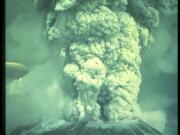 The eruption of May 18, 1980 sent volcanic ash, steam, water and debris to a height of 60,000 feet.