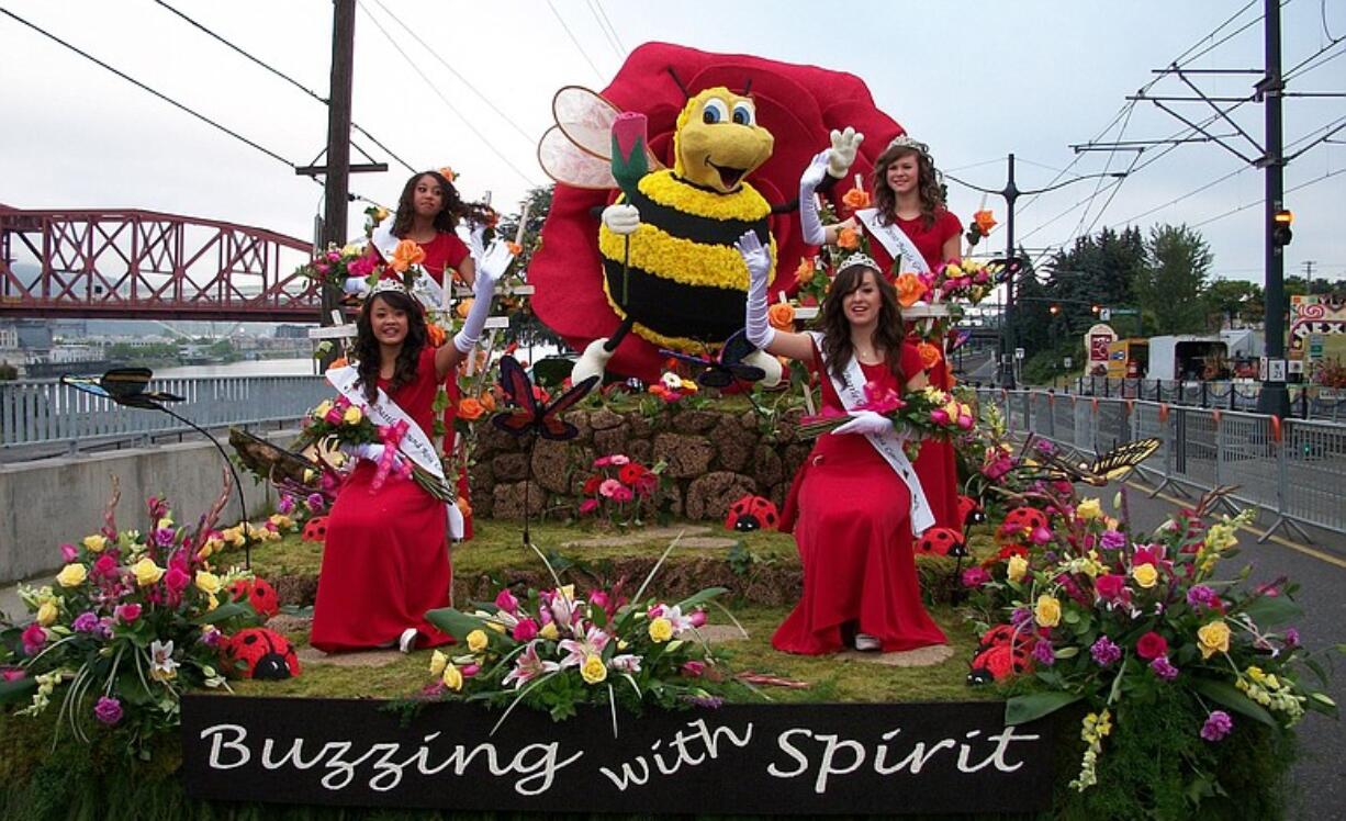 Battle Ground: Battle Ground's float won the Theme Award in the Portland Grand Floral Parade on June 11.