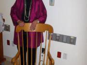 Joyce Kidder's beloved rocker has taken up permanent residence at Legacy Salmon Creek hospital.