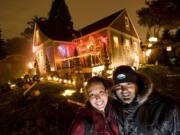 Maria O'Conner and David Torres decorated their home at 3205 Grant St. in Vancouver.