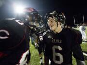 Quarterback Tony Gennaro (6) has completed 25 of 44 passes for 364 yards and six touchdowns in two playoff starts for Camas.