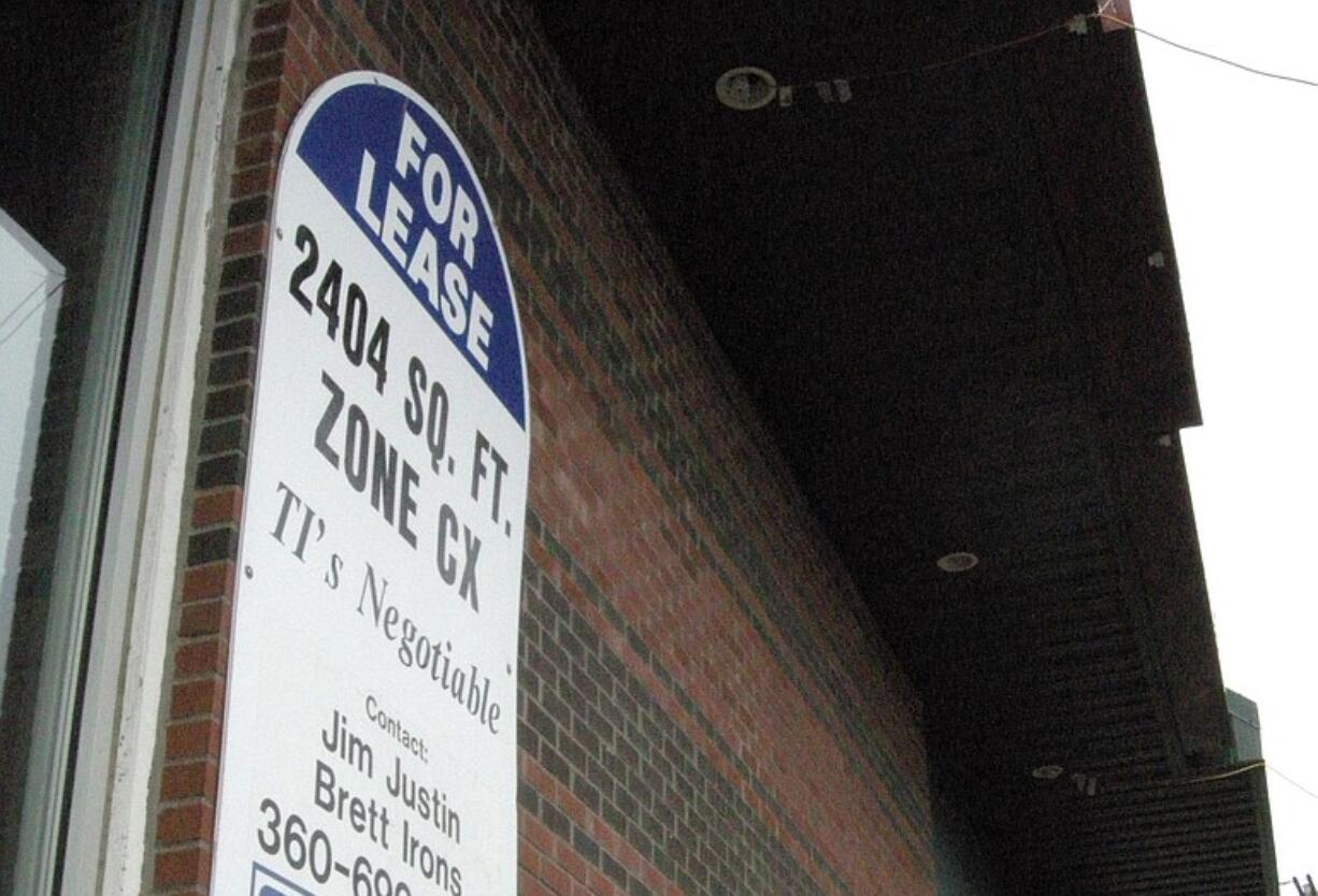 Clark County's office vacancy rate jumped to 20 percent of the market in November.