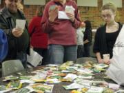 More than 40 community members showed up at the first Grow Vancouver seed swap.