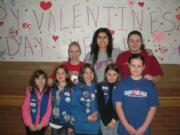 Central Park: Local Camp Fire club members took part in the Valentines for Veterans event last month.