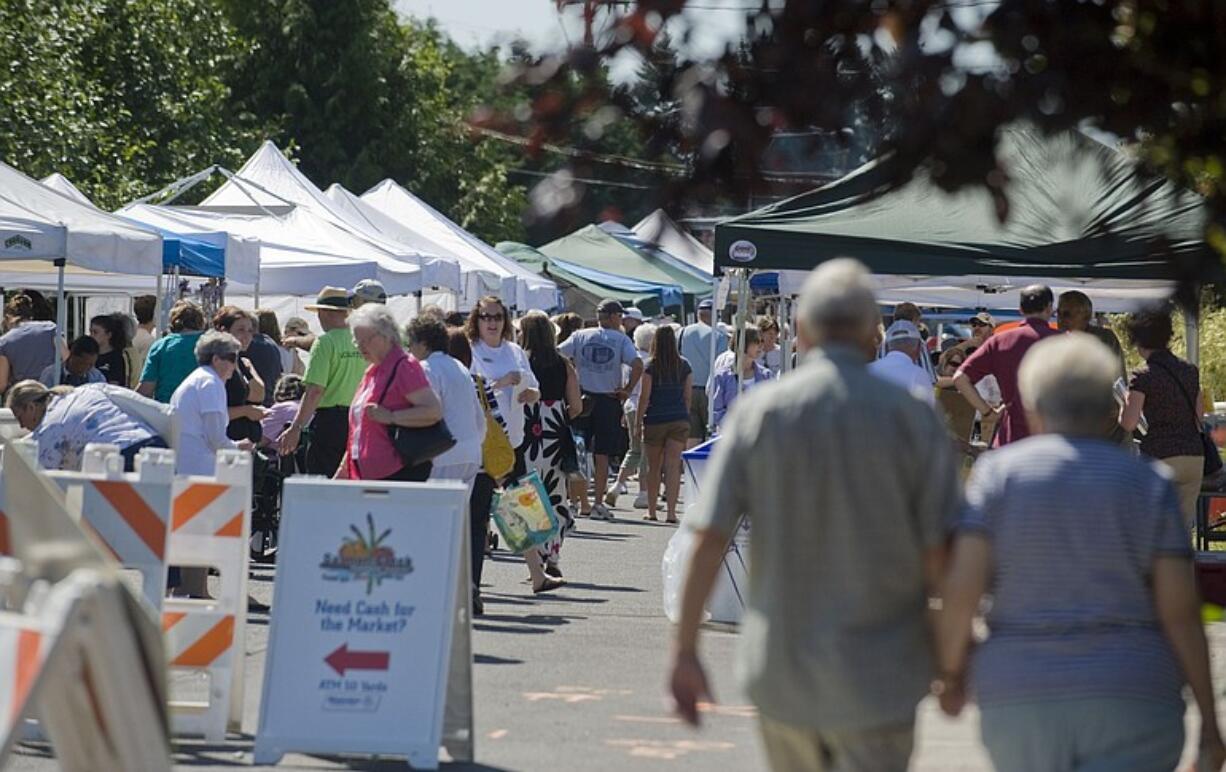 Last year's Salmon Creek Farmers Market was a success, but the site wasn't available this year due to road construction.