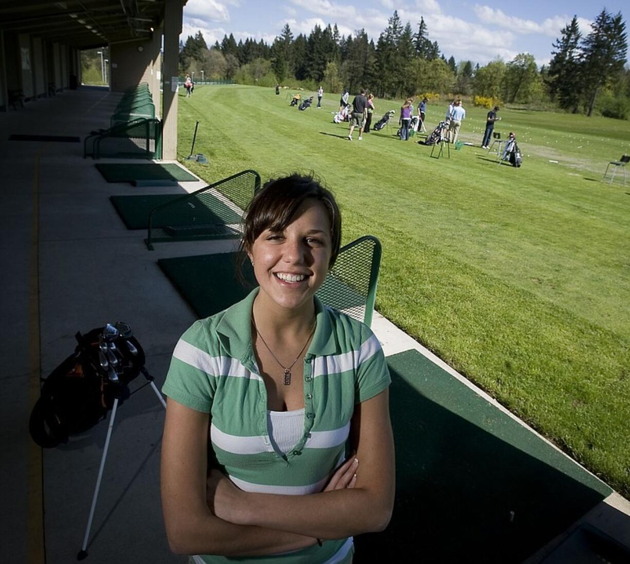 Washougal's Laycee Hyde is legally blind, but doesn't let that get in the way of her active life as class president and athlete.