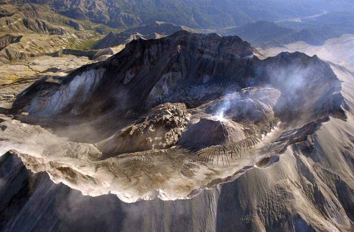 Mount St. Helens shook itself awake in October 2004 after eight years of relative quiet. Eruptions and dome-building continued until January of 2008, when the volcano entered a new period of hibernation. Scientists are now reading signals from deep within the mountain and rocks dating back thousands of years to try to predict when the mountain will recharge and become active again.