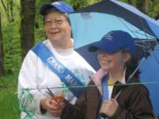 Grand marshals of the 2011 Vancouver Arthritis Walk were Aloma Cole, left, and Faith McIntosh, both of Vancouver.